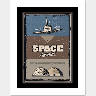 space t shirt Posters and Art